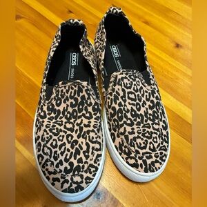 ASOS Kids Leopard Slip-On Sneakers